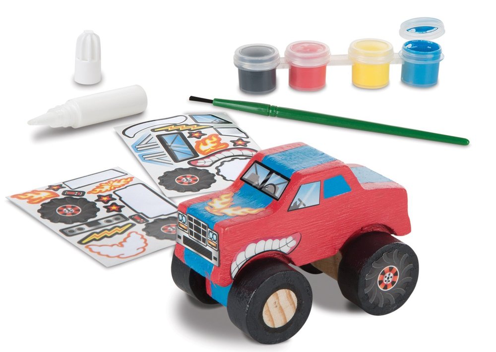 DecorateYourOwn Monster Truck Toy Sense