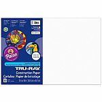 Tru-Ray Construction Paper - White.