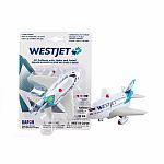 Westjet Pullback Plane with Light and Sound