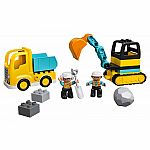 Duplo: Truck & Tracked Excavator