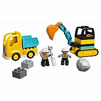 Duplo: Truck & Tracked Excavator