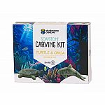 Turtle & Orca Soapstone Carving Kit   