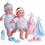 Berenguer Boutique 15-inch Soft-Body Twins.