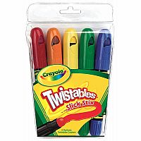5 Slick Stix Twistables Crayons - Retired.