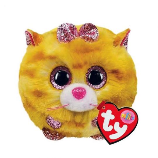 Tabitha - Yellow Cat TY Puffies. - Toy Sense