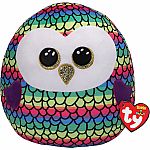 Owen Rainbow Owl - Squish-a-Boo Large 