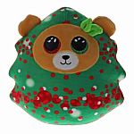 Everett - Medium Squish-A-Boo Christmas Tree Bear - Retired 