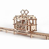 UGears Mechanical Models - Tram with Rails 