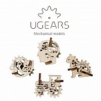 UGears U-Fidgets: Tribiks - 4 Models 