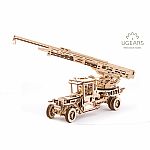 UGears Mechanical Models - Fire Ladder Truck 