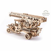 UGears Mechanical Models - Fire Ladder Truck 