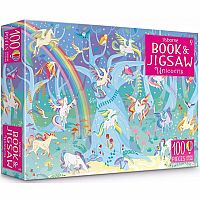 Unicorns - Book and Jigsaw - Usborne.