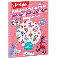 Hidden Pictures: Unicorn Puffy Sticker Playscenes