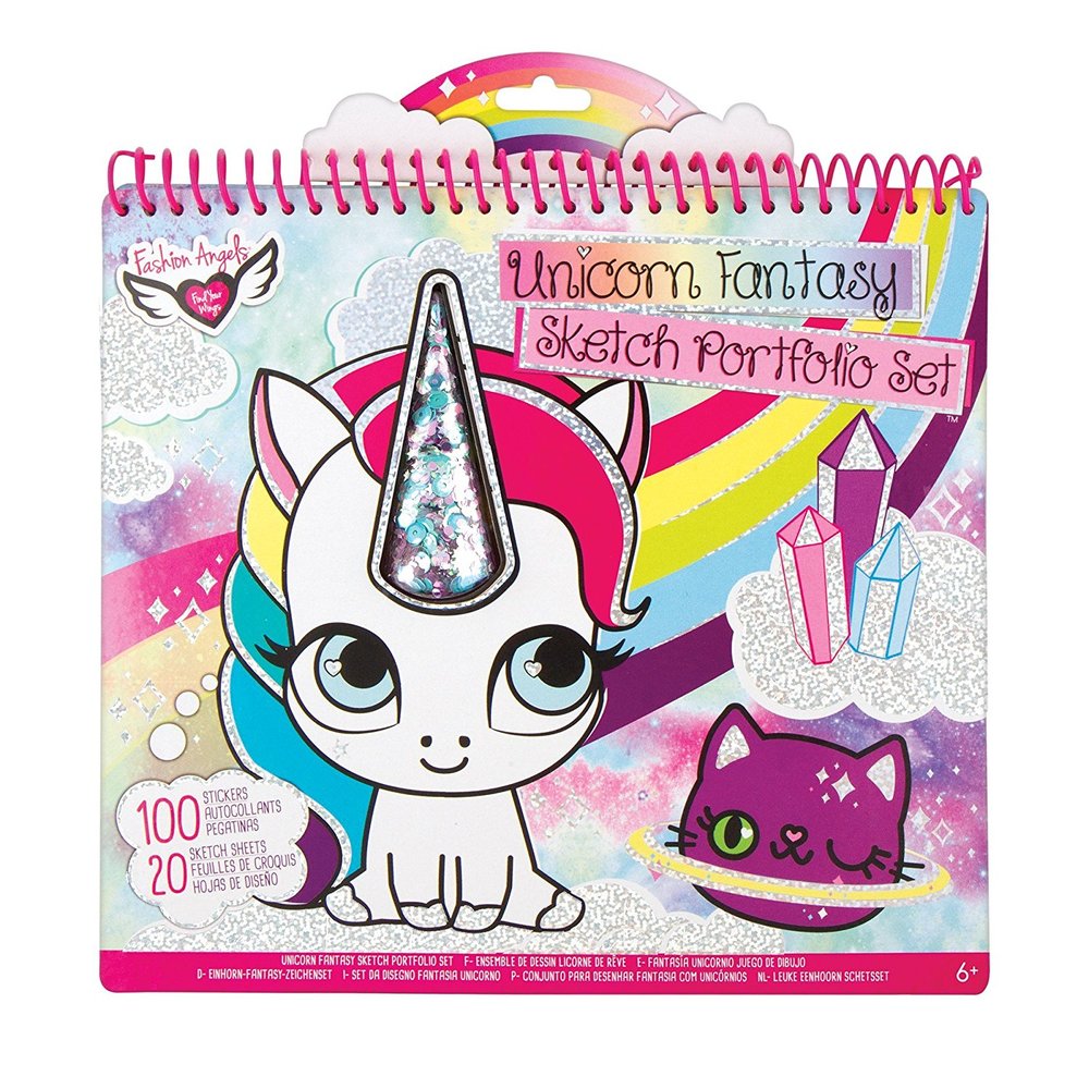Unicorn Fantasy Sketch Portfolio Set Toy Sense