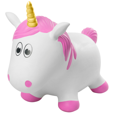 Inflatable unicorn shop toy
