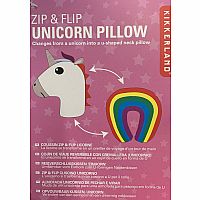 Zip & Flip Unicorn Pillow 
