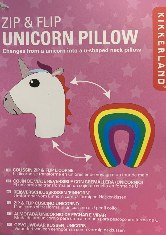 Kikkerland unicorn pillow hotsell