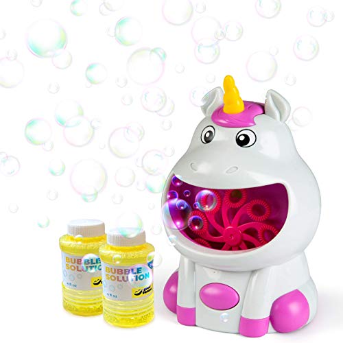 Unicorn Bubble Machine. Toy Sense