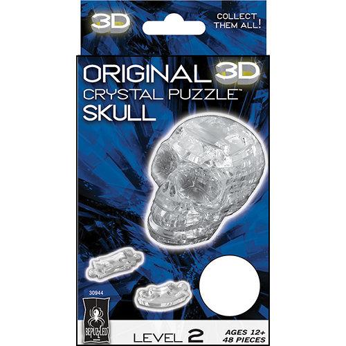 Original 3d Crystal Puzzle Skull Clear Puzzles for sale online 