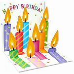 Birthday Candles Pop-Up Card