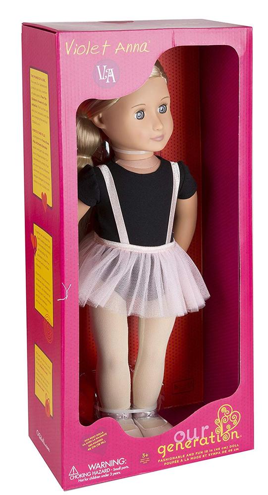 Our Generation Dolls Violet Anna Ballerina Toy Sense