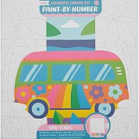 Colorific Canvas Kit Paint-By-Number - Van Vibes