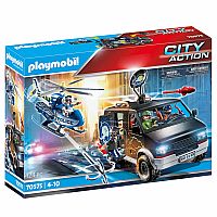 City Action: Helicopter Pursuit with Runaway Van - Retired