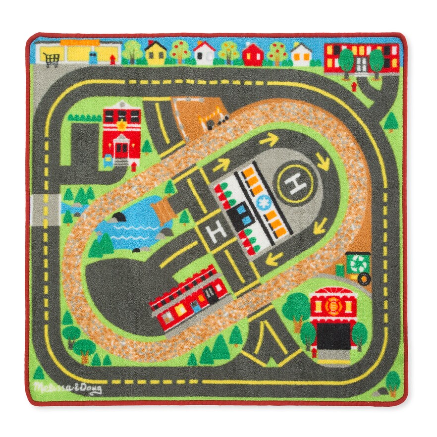 Deluxe Train and Road Rug Toy Sense