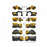 Volvo Construction Vehicle - Assorted.   