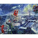 View of Paris by Marc Chagall - Eurographics  