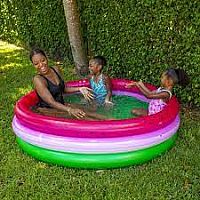 PoolCandy Sunning Pool - Inflatable Pool with Watermelon Print