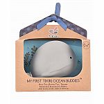 Tikiri Natural Rubber Rattle - Ocean Buddies Whale