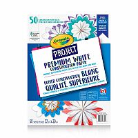 Crayola Project Premium White Construction Paper. 