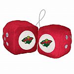 Minnesota Wild Fuzzy Dice