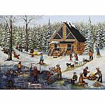 Winter at the Log Cabin - Trefl 