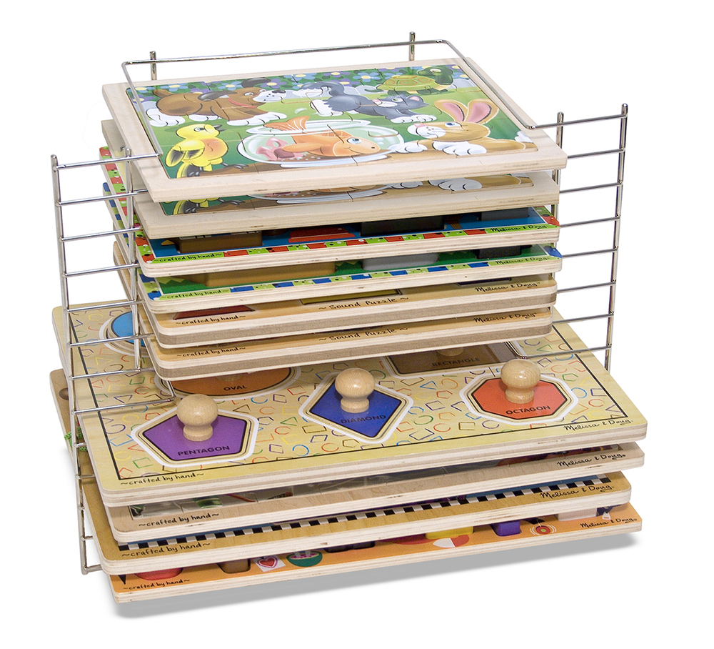 Deluxe Wire Puzzle Rack Toy Sense