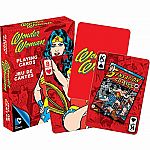 Retro Wonder Woman Playing Cards