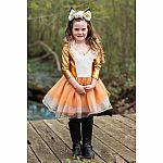 Woodland Fox Dress with Headband - Size 5-6