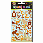 Woody's Stickers - Textured Woodland Creatures.