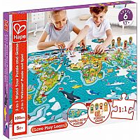 2-in-1 World Tour Puzzle and Game.