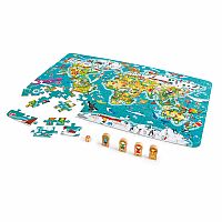 2-in-1 World Tour Puzzle and Game.