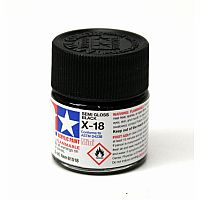 X-18 Semi-Gloss Black Acrylic 