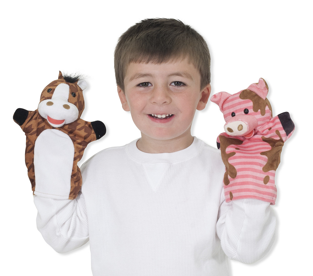 Farm Friends Hand Puppets Toy Sense