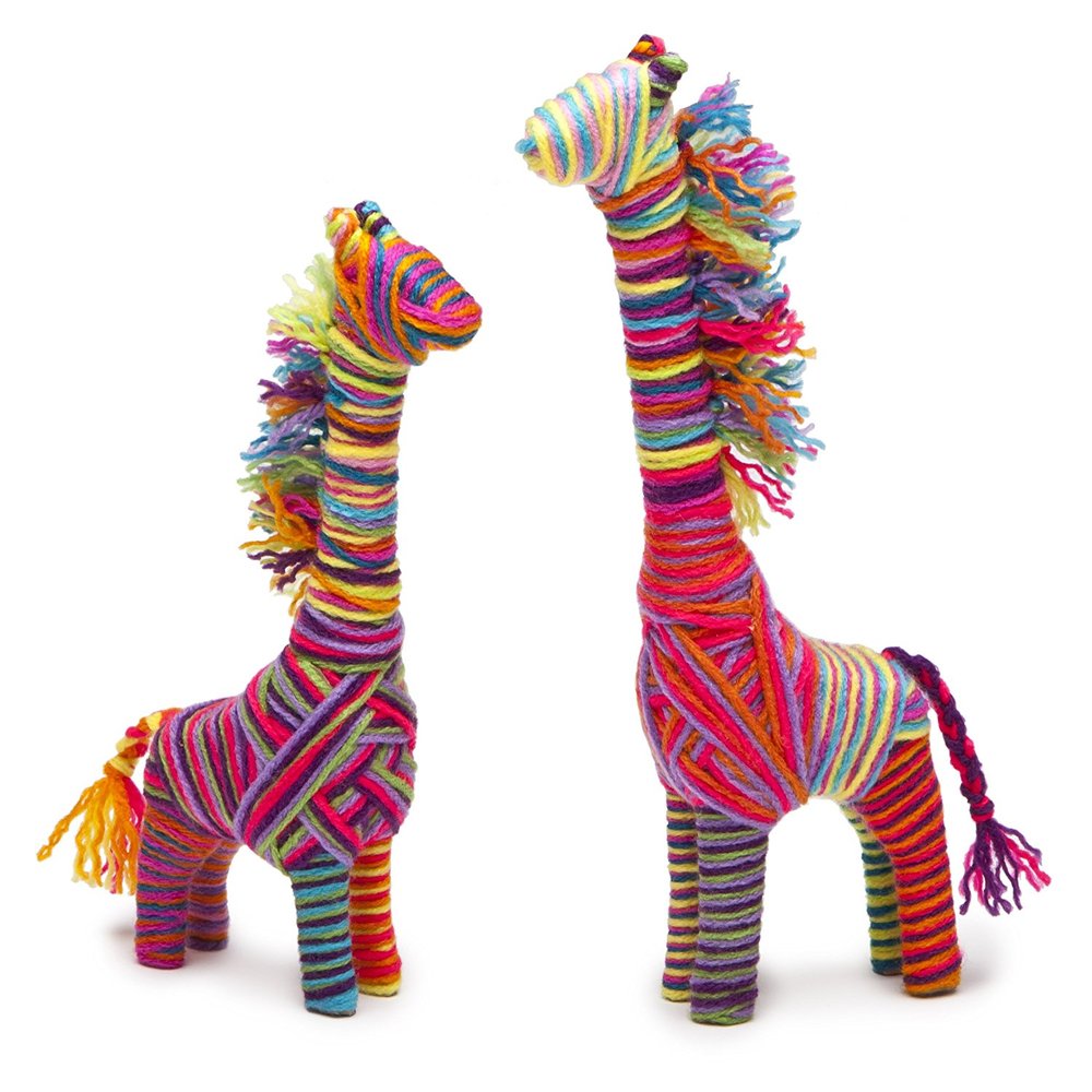 Yarn Wrapped Giraffes Kit Toy Sense