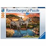 Zebras at Waterhole - Ravensburger