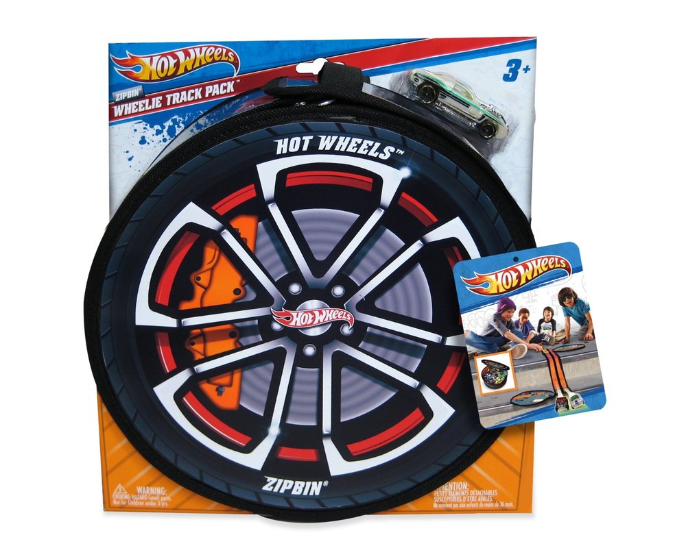 Hot Wheels ZipBin Wheelie Track Pack Toy Sense