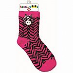 Zoey Zebra Sock-A-Boo.- Retired