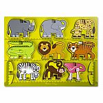 Zoo Animals Chunky Stack Puzzle